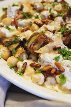 Eggplant with Tehina