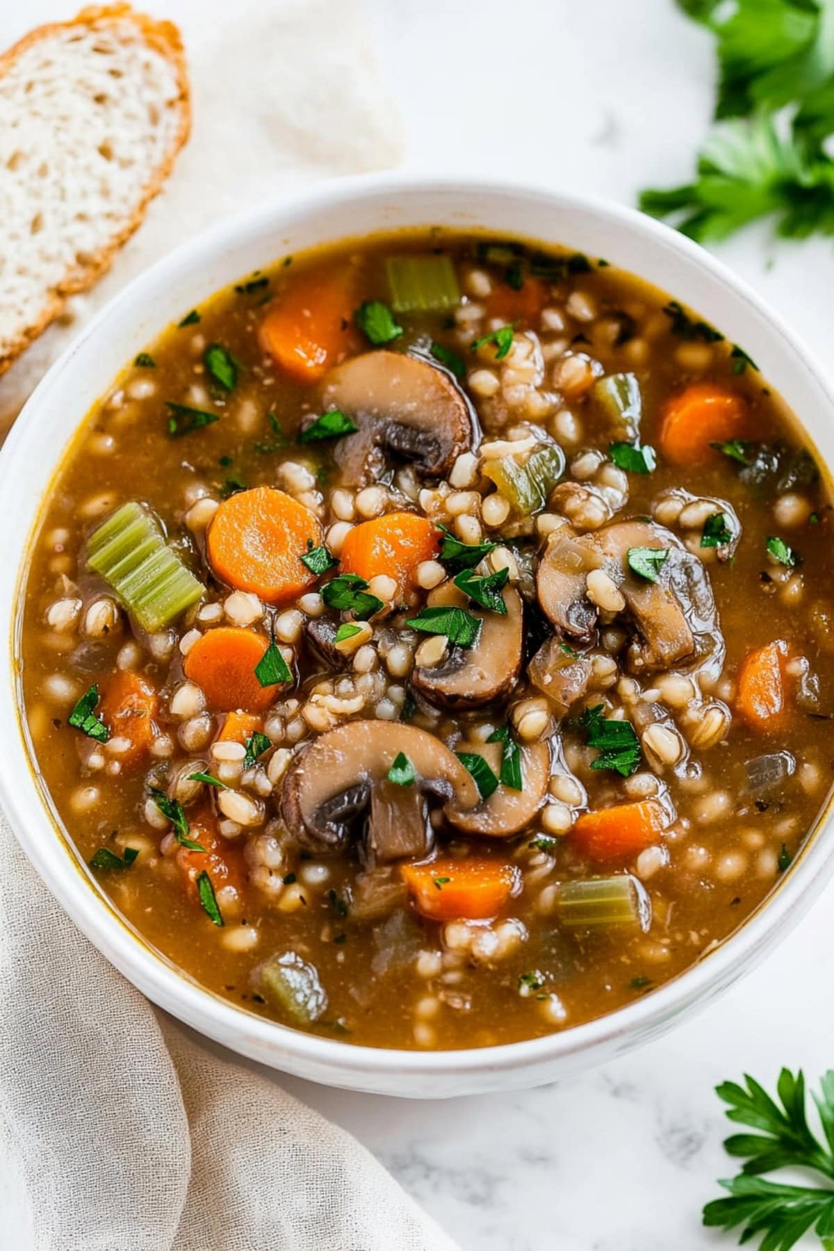 Mushroom Barley Soup