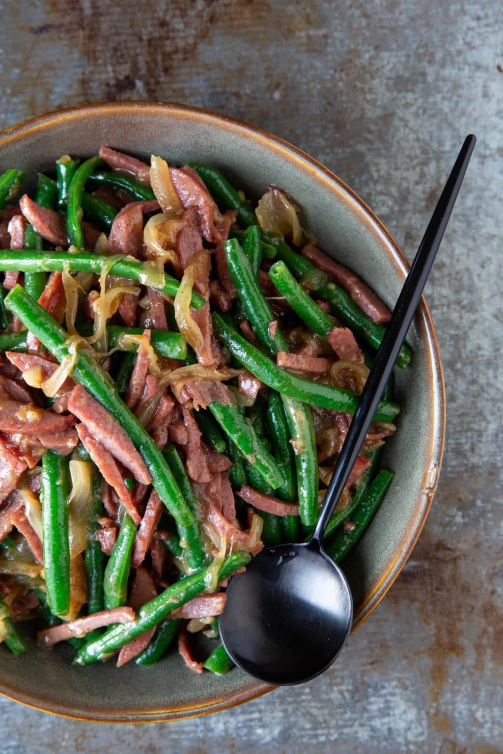 Pastrami Green Beans