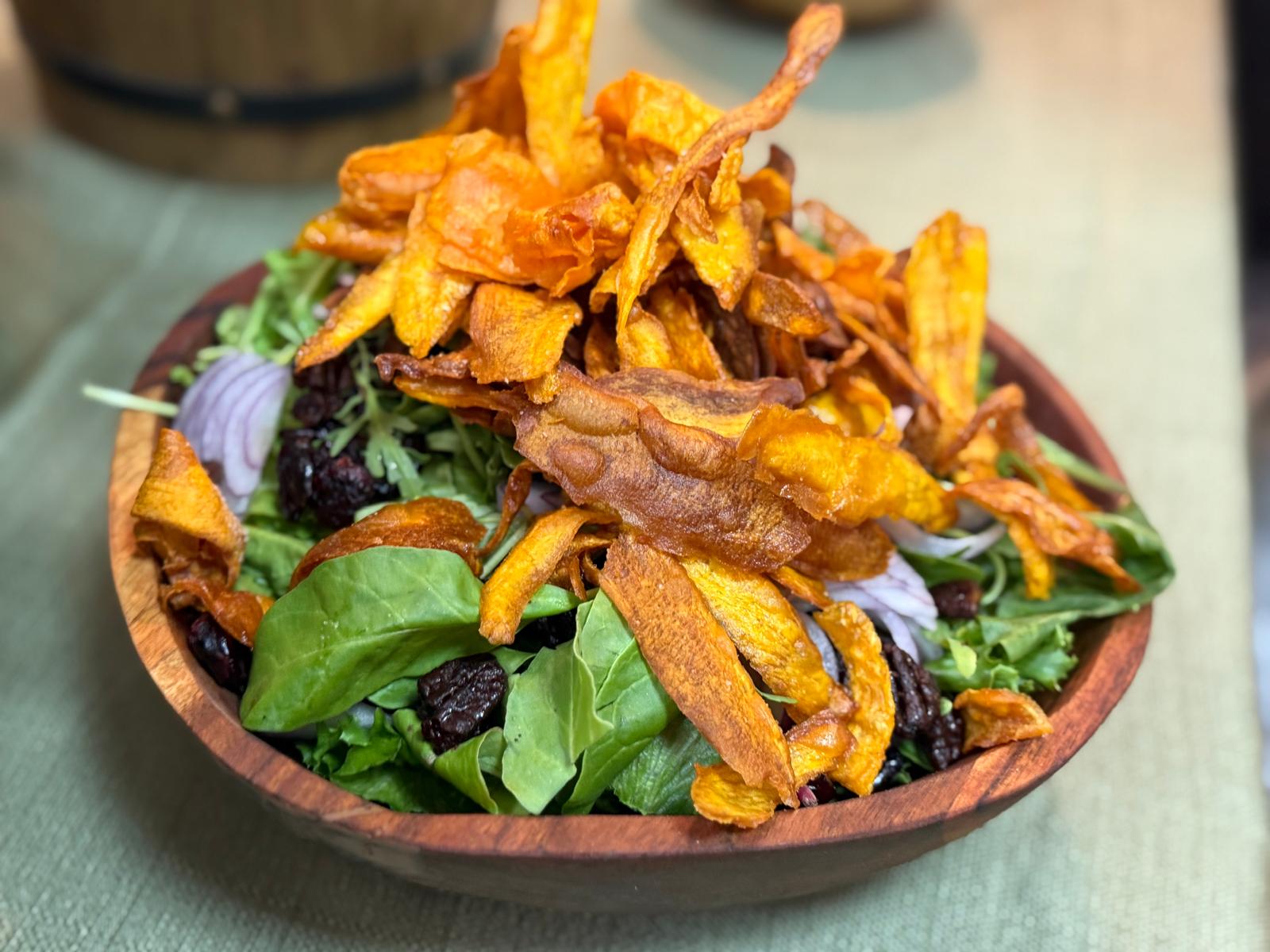 Halloumi and sweet potato salad